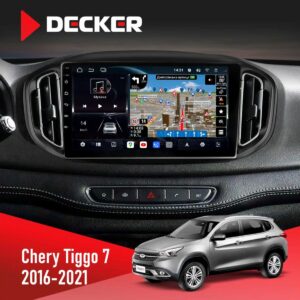 Штатна магнітола Chery Tiggo 7 2014-2021 Decker D10-011 4x64 DSP 4G 360