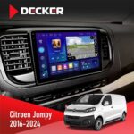 Штатна магнітола Citroen Jumpy 2016 Decker вид спереду