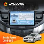 Штатна магнітола Honda Accord 8 Cyclone C9-012 4x64 DSP 4G