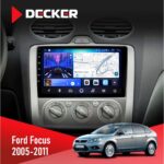 Штатна магнітола Ford Focus 2 2005-2011 Black Decker D9-006 4x64, 4G