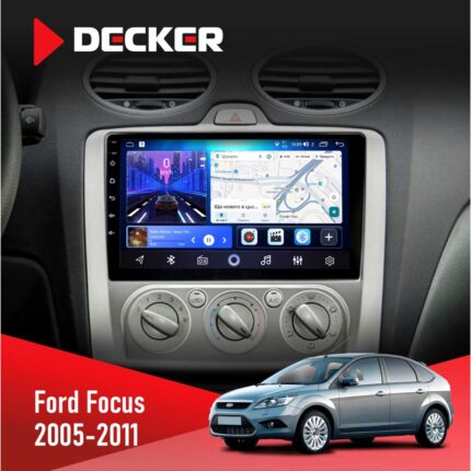 Штатна магнітола Ford Focus 2 2005-2011 Black Decker D9-006 4x64, 4G