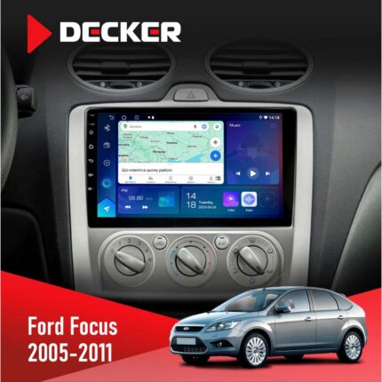 Штатна магнітола Ford Focus 2 Decker D9-007 з екраном QLED