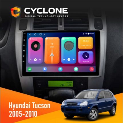 Штатна магнітола Hyundai Tucson 2005-2010 Black Cyclone C10-001 2x64 CPL