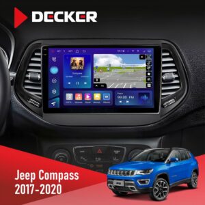 Штатна магнітола Jeep Compass 2017 2020 Decker D10-009 4x64