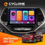 Штатна магнітола Jeep Cherokee 2014-2023 Cyclone C10-001 2x64 CPL