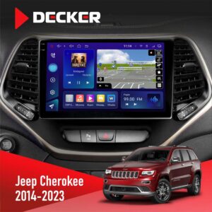 Штатна магнітола Jeep Cherokee 2014-2023 Decker D10-009 з екраном 2K