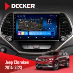 Штатна магнітола Jeep Cherokee 2014-2023 Decker D10-008 8x128 DSP 4G