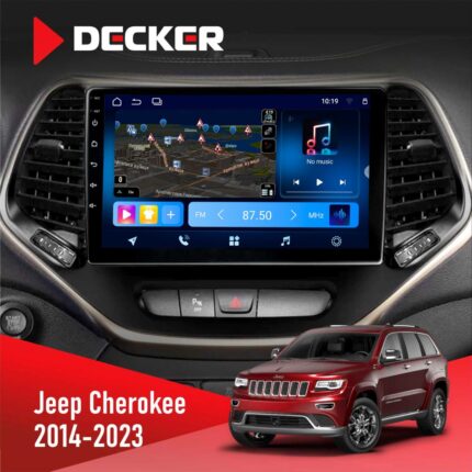 Штатна магнітола Jeep Cherokee 2014-2023 Decker D10-008 8x128 DSP 4G