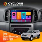 Штатна магнітола Jeep Grand Cherokee 2005 2007 Big Screen Cyclone C10-001 2x64 CPL
