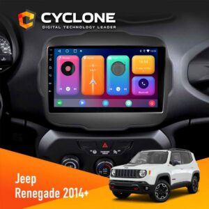 Штатна магнітола Jeep Renegade 2014 Cyclone C9-001 2x64 CPL