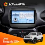 Штатна магнітола Jeep Renegade 2014+ Cyclone C9-012 4x64 DSP 4G