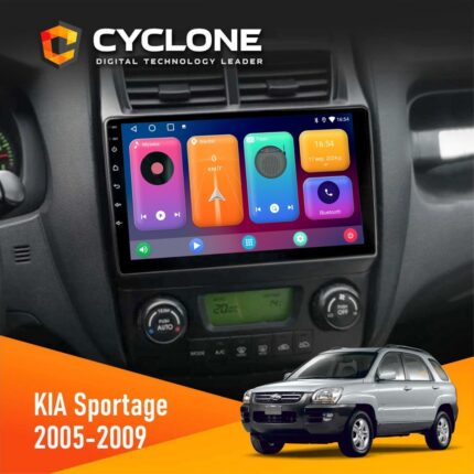 Штатна магнітола KIA Sportage 2005-2009 Cyclone