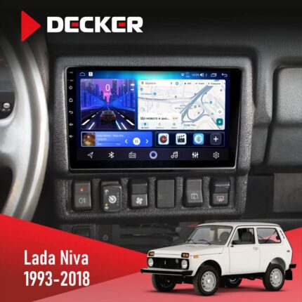 Штатна магнітола Lada Niva Decker D9-006 з екраном QLED