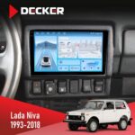 Штатна магнітола Lada Niva 1993-2018 Decker D9-010 6x128 DSP 4G 2K