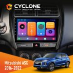 Штатна магнітола Mitsubishi ASX 2016-2022 Cyclone C10-001 2x64 CPL