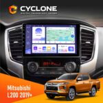 Штатна магнітола Mitsubishi L200 2019+ Cyclone C9-011 4x64, DSP