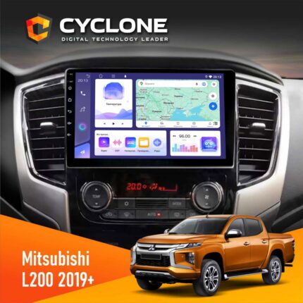 Штатна магнітола Mitsubishi L200 2019+ Cyclone C9-011 4x64, DSP