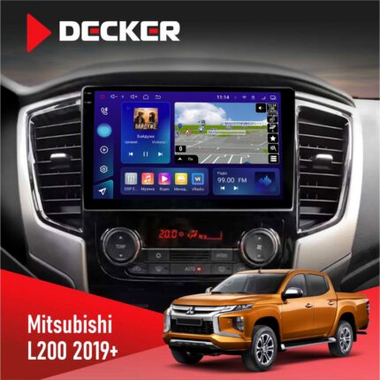 Штатна магнітола Mitsubishi L200 2019 Decker D9-005 з екраном 2К