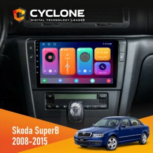 Штатна магнітола Skoda SuperB 2001-2008 Cyclone C9-001 2x64 CPL