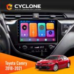 Штатна магнітола Toyota Camry 2018 2021 Cyclone C10-001 2x64 CPL