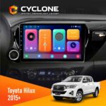 Штатна магнітола Cyclone C10 001 Toyota Hilux 2015-2020 2x64 CPL