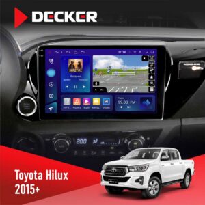 Штатна магнітола Toyota Hilux 2015 2020 Decker D10-009
