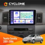 Штатна магнітола Toyota Corolla 2001 2006