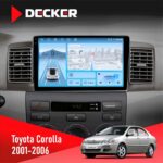 Штатна магнітола Toyota Corolla 2001-2006 Decker D9-010 6x128 DSP 4G 2K