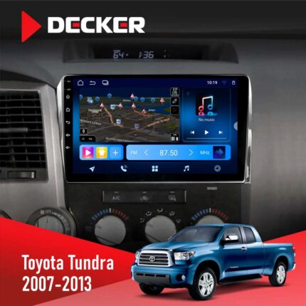 Штатна магнітола Toyota Tundra, Sequoia 2007-2012 Decker D10-008 8x128 DSP 4G