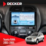 Штатна магнітола Toyota RAV4 2003-2005 Decker D9-010 6x128 DSP 4G 2K