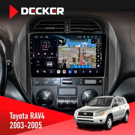Штатна магнітола Toyota RAV4 2003-2005 Decker D9-011 4x64 DSP 4G 360