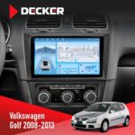 Штатна магнітола Volkswagen Golf 2008-2013 Decker D9-010 6x128 DSP 4G 2K