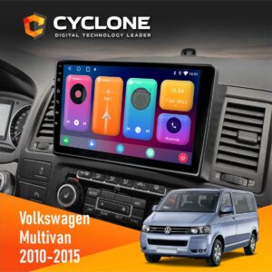 Штатна магнітола Volkswagen Multivan 2010-2015 Cyclone C9-001 2x64 CPL — зовнішній вигляд пристрою