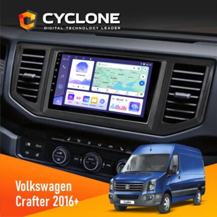 Штатна магнітола Volkswagen Crafter 2016+ Cyclone C10-011 4x64, DSP