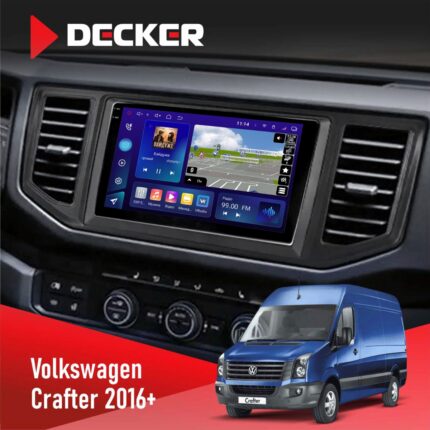 Штатна магнітола Volkswagen Crafter 2016+ Decker D10-005 4x64, DSP, 360, 4G, 2k