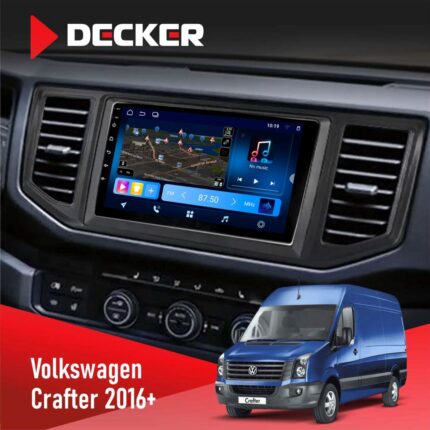 Штатна магнітола для Volkswagen Crafter 2016+ Decker D10-008 8x128 DSP 4G