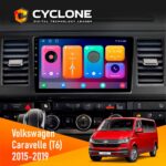 Штатна магнітола Volkswagen Caravelle 2015-2019 Cyclone C10 001 2x64 CPL
