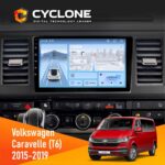 Штатна магнітола Volkswagen Caravelle 2015-2019 Cyclone C10-012 4x64 DSP 4G