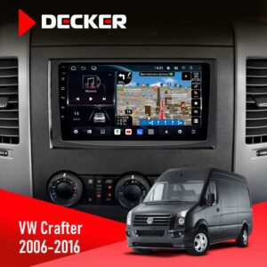 Штатна магнітола Volkswagen Crafter 2006-2016 Decker D9-011 4x64 DSP 4G 360