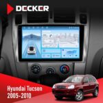 Штатна магнітола Hyundai Tucson 2005-2010 Decker D10-010 6x128, DSP, 4G, 2K