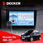 Штатна магнітола Mercedes-Benz Vito 2003-2014 Decker D10-010 6x128, DSP, 4G, 2K