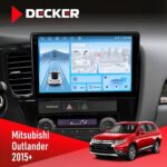 Штатна магнітола Mitsubishi Outlander 2015+ Decker D10-010 6x128, DSP, 4G, 2K