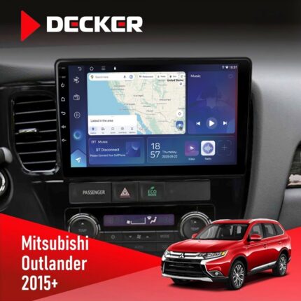Штатна магнітола Decker D10 007 Mitsubishi Outlander 2015+