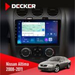 Штатна магнітола Nissan Altima 2008-2011 Decker D10-007 з екраном QLED