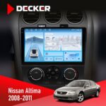 Штатна магнітола Nissan Altima 2008-2011 Decker D10-010 6x128, DSP, 4G, 2K