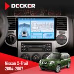 Штатна магнітола Nissan X-Trail 2004-2007 Decker D10-010 6x128, DSP, 4G, 2K