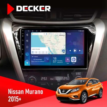 Штатна магнітола Nissan Murano 2015+ Decker D10-007 4x64, DSP, 360, 4G