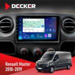 Штатна магнітола Renault Master 2010 2019 Decker D10-007