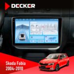Штатна магнітола Skoda Fabia 2007-2014 Decker D10-010 6x128, DSP, 4G, 2K