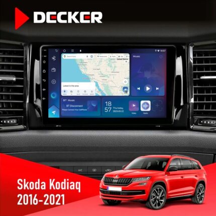Штатна магнітола Skoda Kodiaq 2016-2021 Decker D10-007 4x64, DSP, 360, 4G